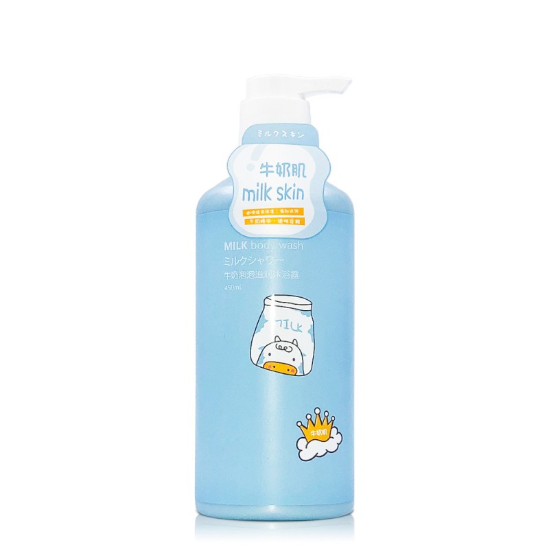 Shower Gel Manufacturer - Natural Peach Milk Essence Shower Gel