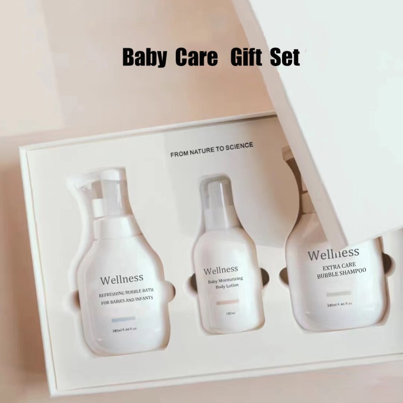 Baby Gift Set Manufacturer - Hot Sale Baby Body Lotion Wash Set