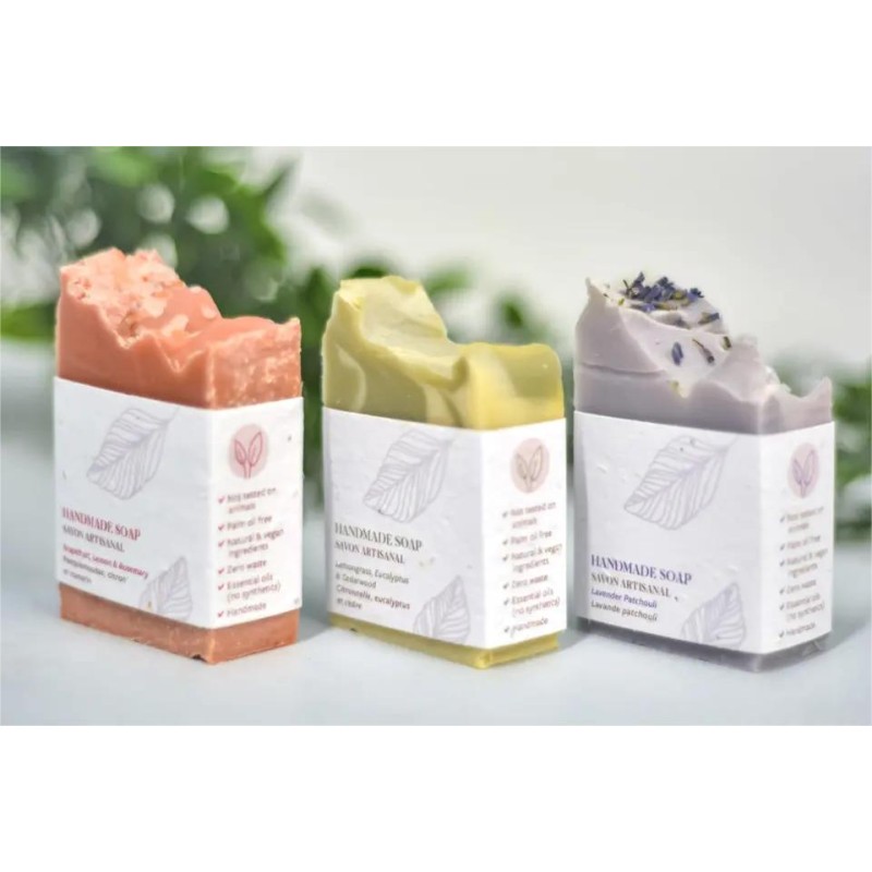 Handmade Soap Factory - Luxury Dried Flower Scented Handmade Soap