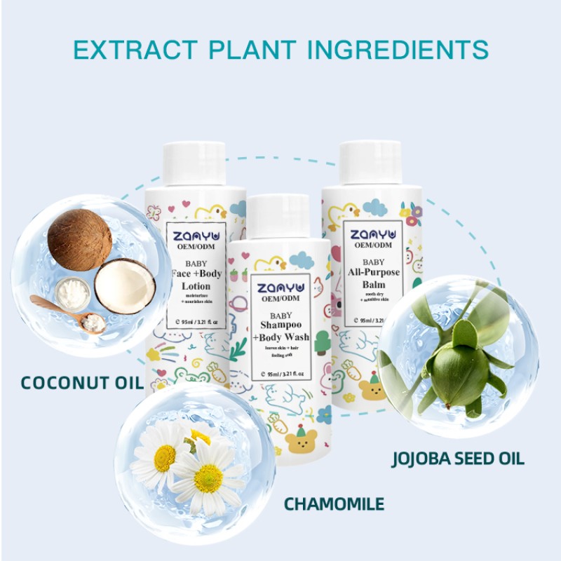 Bath Care Set Manufacturer - 95ml Lotion Shampoo All Purpose Balm