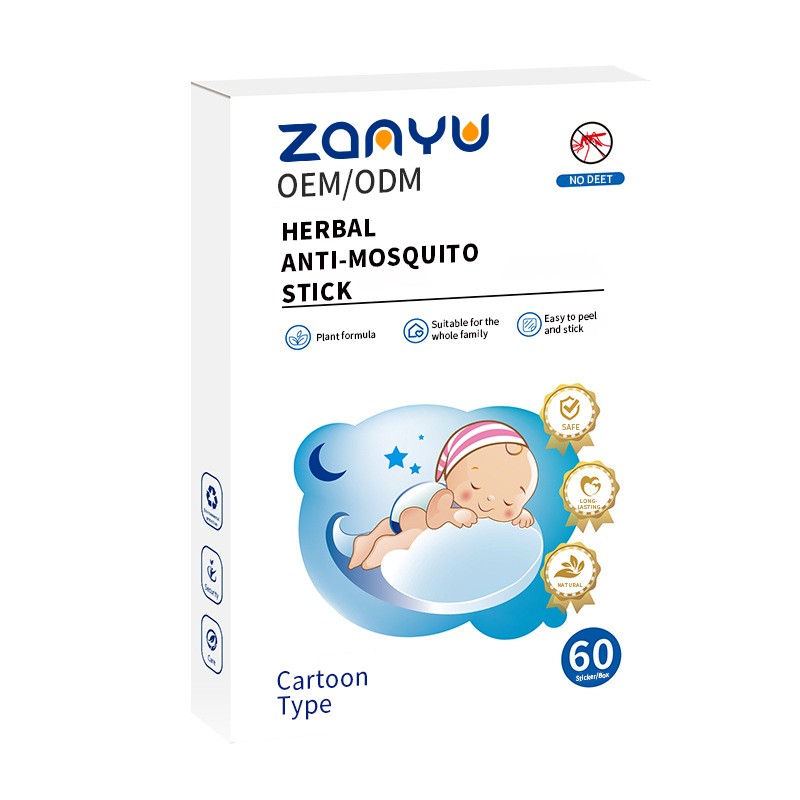 Mosquito Patch Supplier - Herbal Anti-mosquito Stick 60 Patches