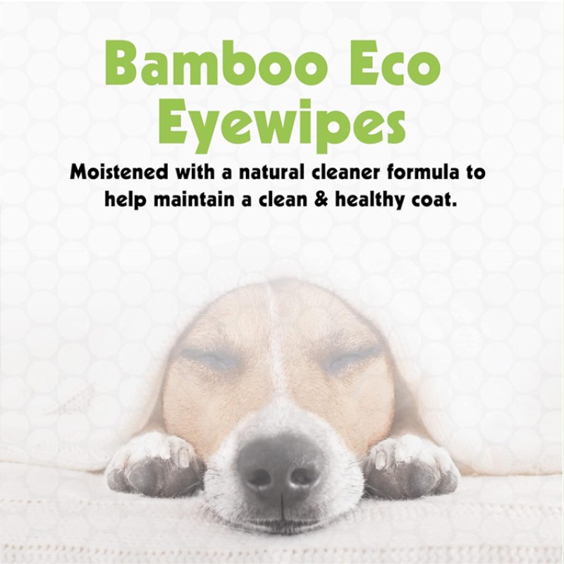 Pet Wipes Supplier - 80 Sheet Bamboo Soft Eye Wipes