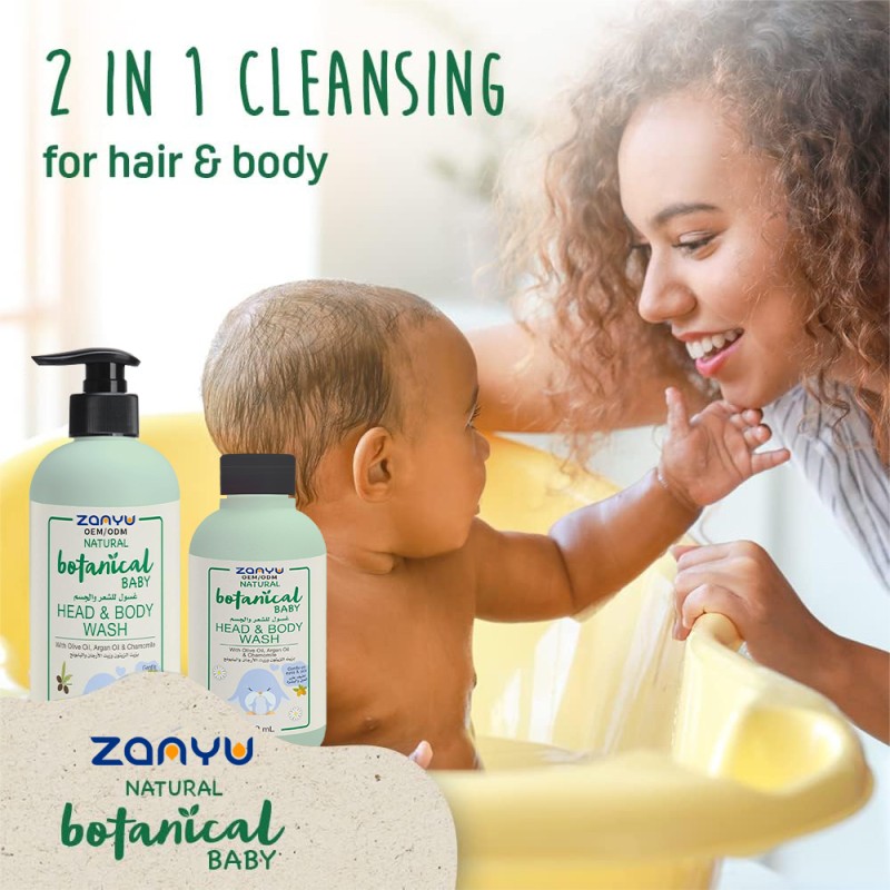 Baby Wash Manufacturer - 500ml 2-in-1 Tear-Free Shampoo Body Wash