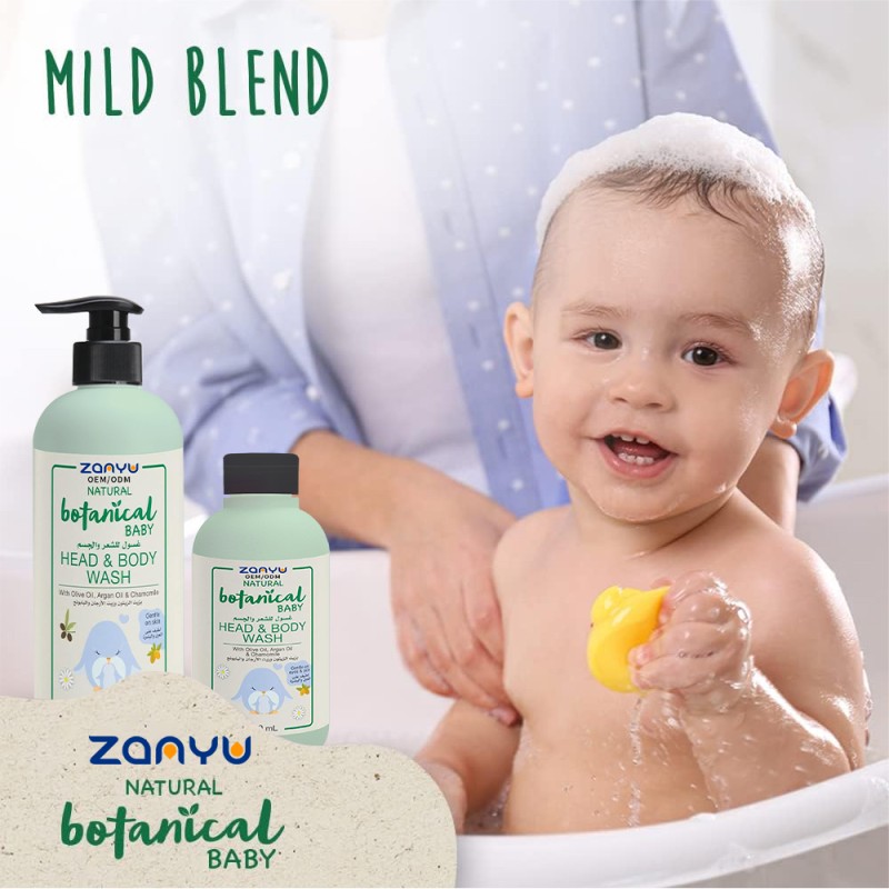 Baby Wash Manufacturer - 500ml 2-in-1 Tear-Free Shampoo Body Wash