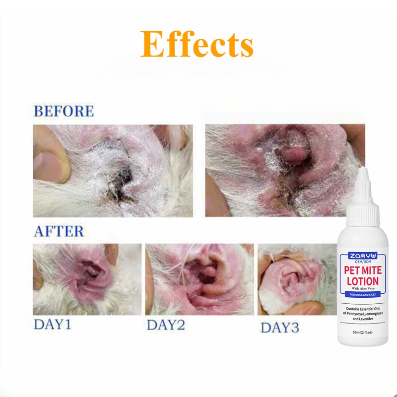Pet Lotion Supplier - 59ml Soothing Mite Treatment Lotion
