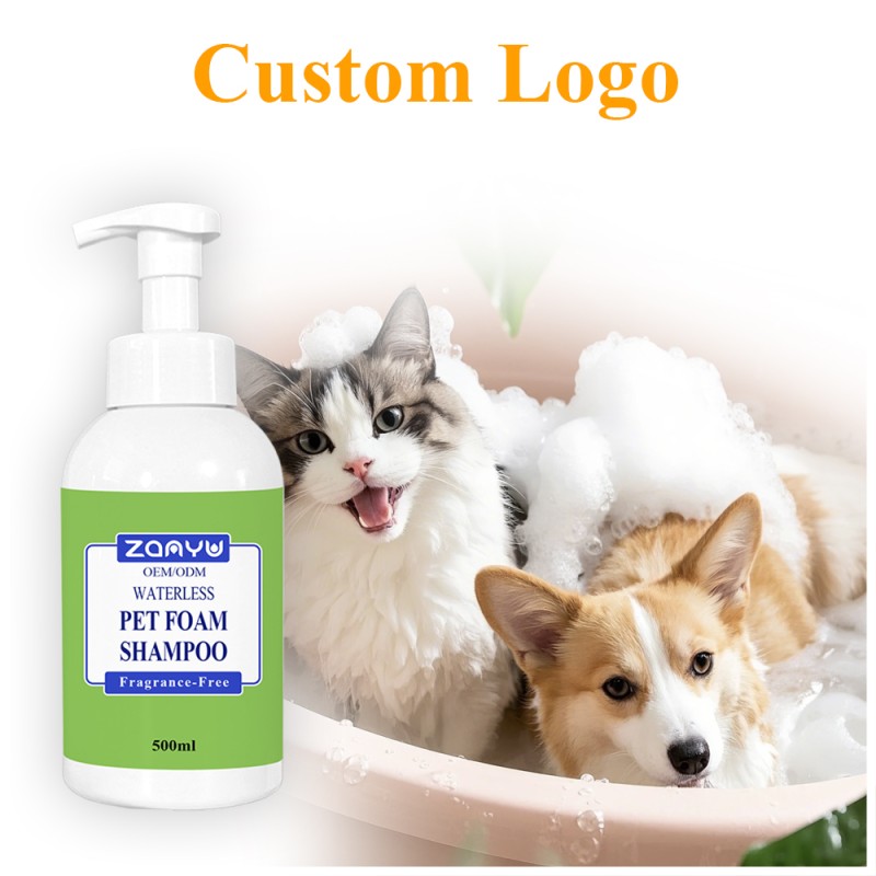 Pet Shampoo Supplier - Waterless Foam No-rinse Dry Shampoo