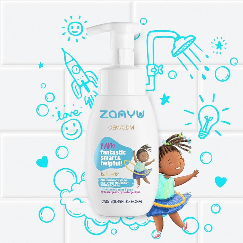 Body Wash Manufacturer - 250ml Cotton Candy Foaming Body Wash Kids