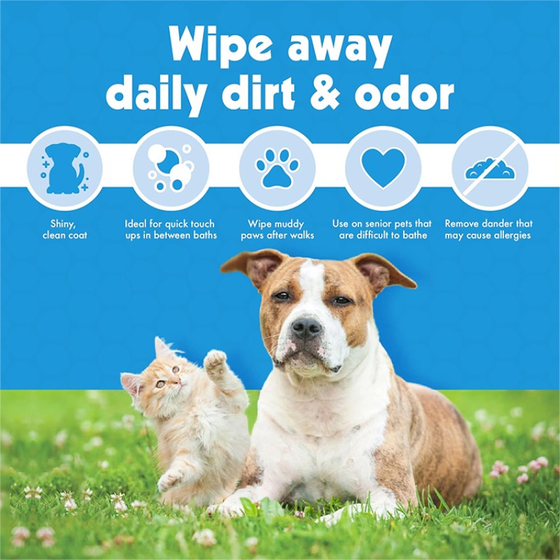 Pet Wipes Factory - 70 Sheets Soft Cleaner Wipe for Dogs