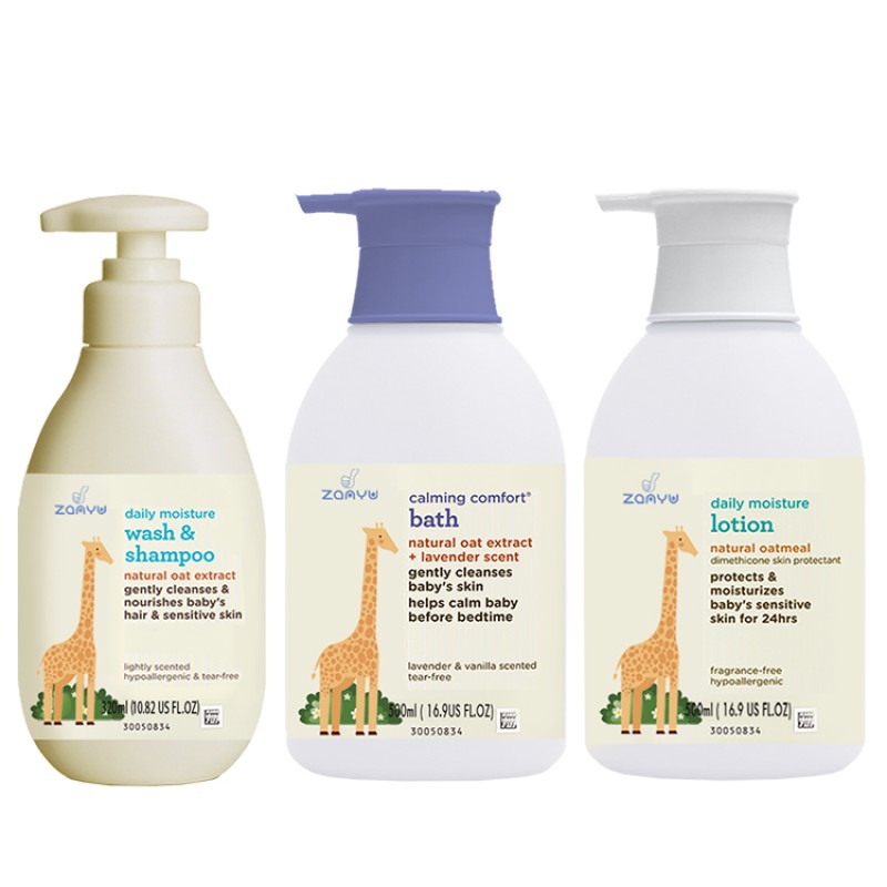 Baby Care Set Factory - 3pcs 500+500+320ml Bathtime Gift Set