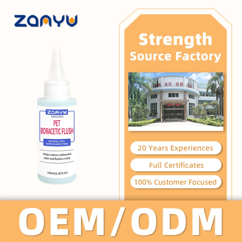 Pet Ear Cleaner Factory - 100ml Boracetic Antifungal Flush