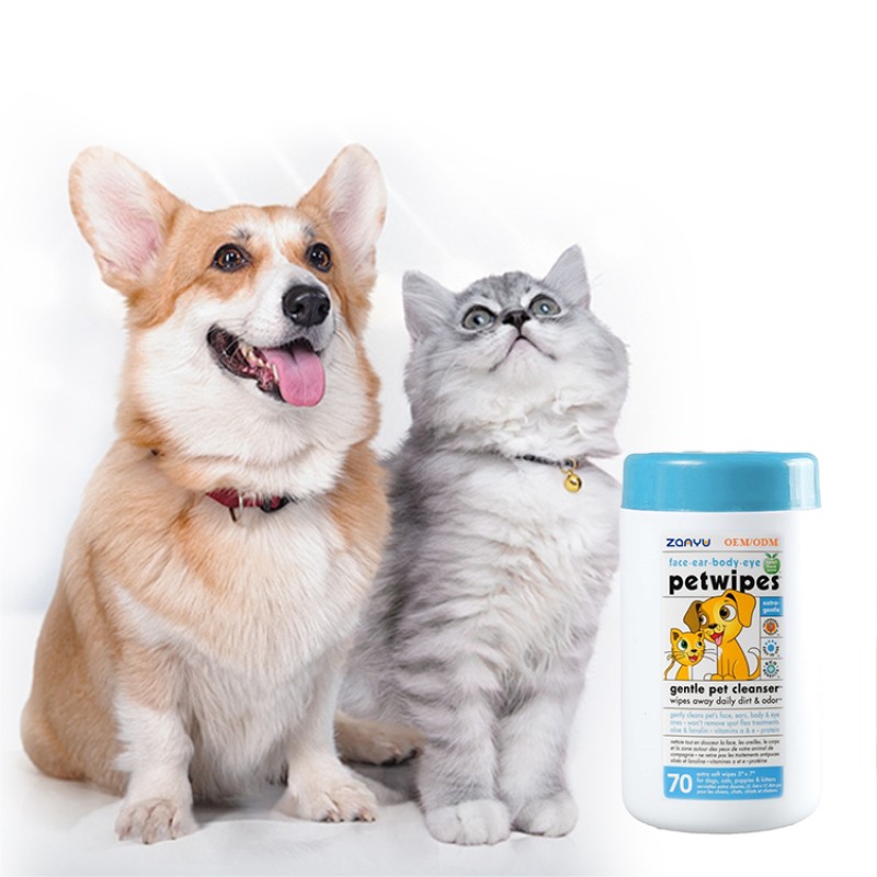 Pet Wipes Factory - 70 Sheets Soft Cleaner Wipe for Dogs