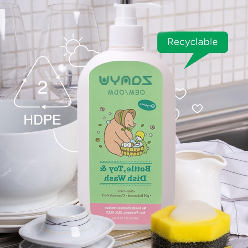 Dish Detergent Factory - Gel Shape Baby Bottle Utensils Cleaner