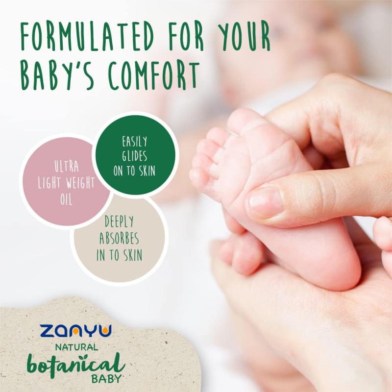 Baby Massage Oil Factory - 120ml Botanical Olive Argan Chamomile