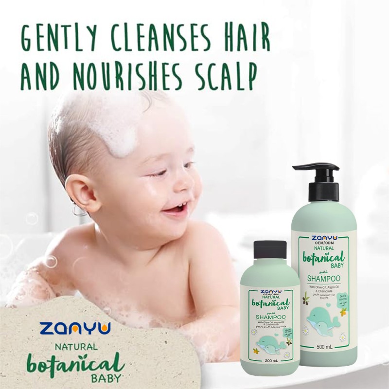 Baby Shampoo Factory - Natural Botanical Olive Argan Oil Phthalate Free