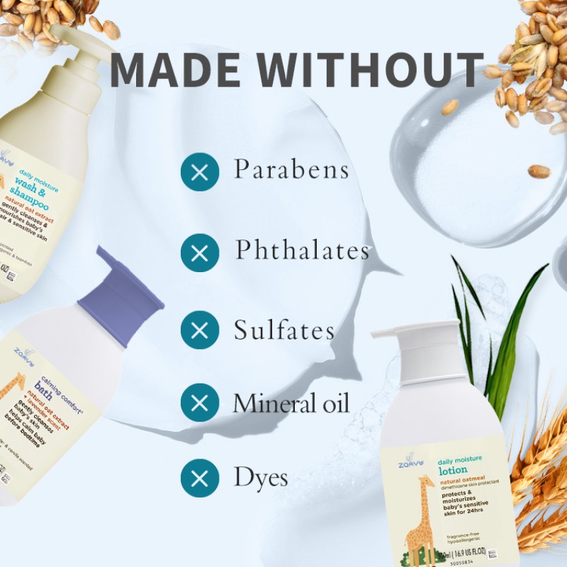 Baby Care Set Factory - 3pcs 500+500+320ml Bathtime Gift Set