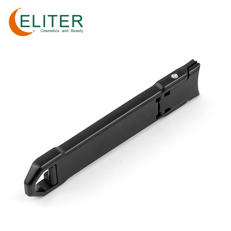 Fingernail Clippers Manufacturer - OEM/ODM Super Thin Folded Black Steel Cutter