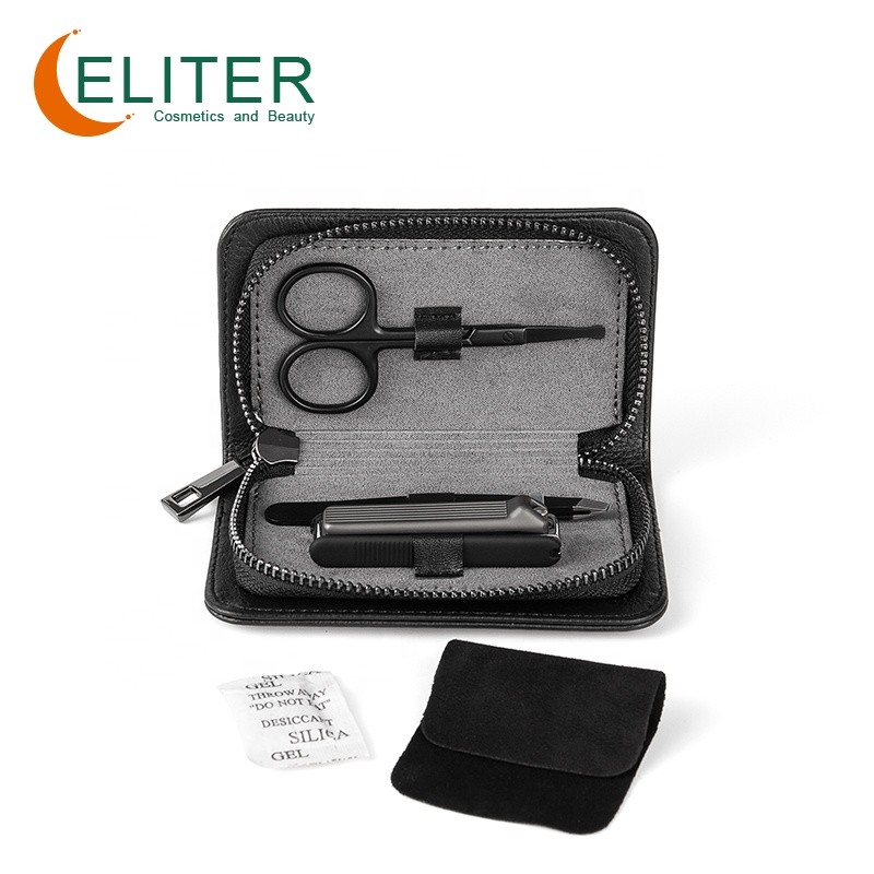 Portable Manicure Set Manufacturer - OEM/ODM 3-in-1 Grooming Kit for Men