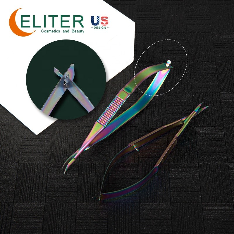 Titanium Plating Scissors Manufacturer - OEM/ODM Hot Sale Colored Small Cosmetic Micro