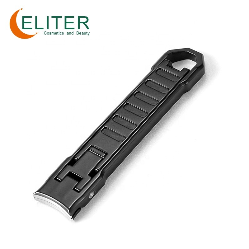 Fingernail Clippers Manufacturer - OEM/ODM Super Thin Folded Black Steel Cutter