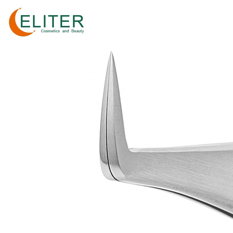 90 Degree Eyelash Tweezer Manufacturer - OEM/ODM Stainless Steel Beauty Custom Logo