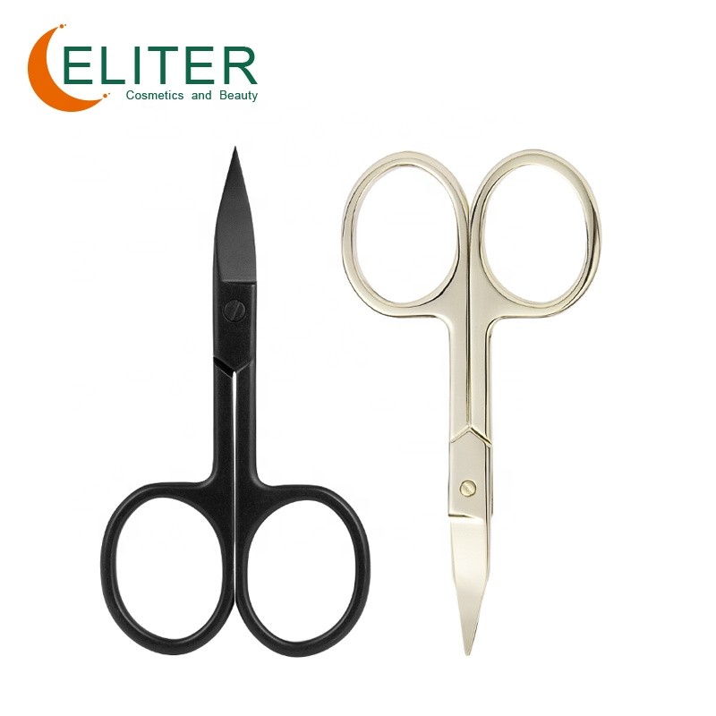 Beauty Manicure Scissors Manufacturer - OEM/ODM Hot Sell Black Golden Stainless Steel