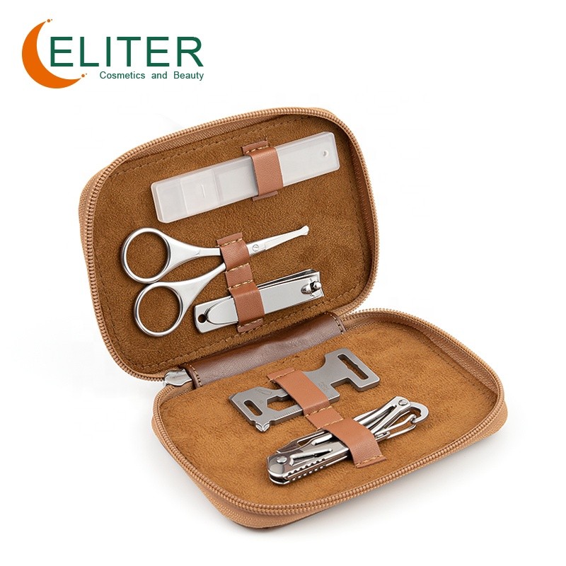 Men's Grooming Kit Manufacturer - OEM/ODM Hot Sell 5 in 1 Portable Manicure Set