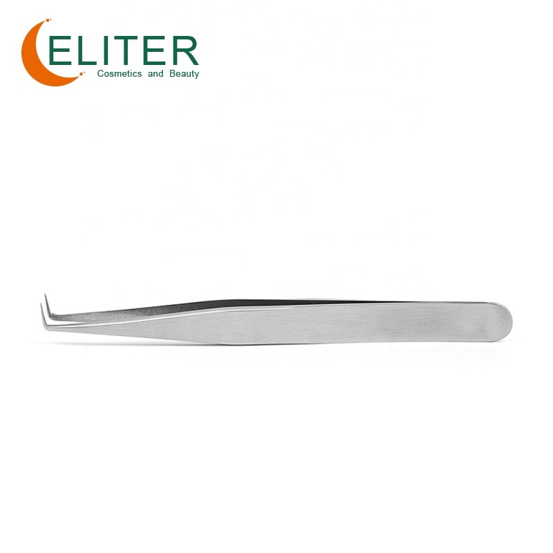 90 Degree Eyelash Tweezer Manufacturer - OEM/ODM OEM Stainless Steel Soft Touch