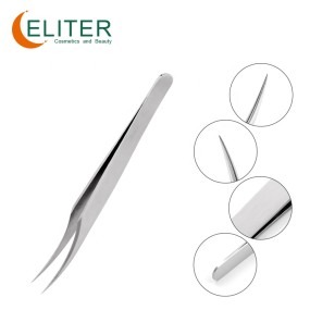 Individual Eyelash Tweezer Manufacturer - OEM/ODM 15 Degree Tip Mini Applicator