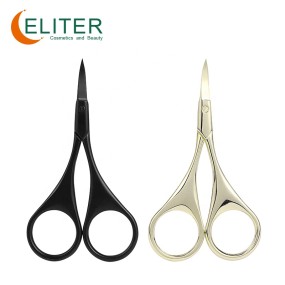 Manicure Scissors Manufacturer - OEM/ODM Black Gold Sharp Blade Stainless Steel