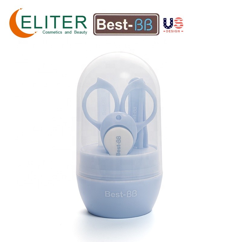 Baby Manicure Kit Manufacturer - OEM/ODM Hot Sell 4 in 1 Pink Blue Safety Set