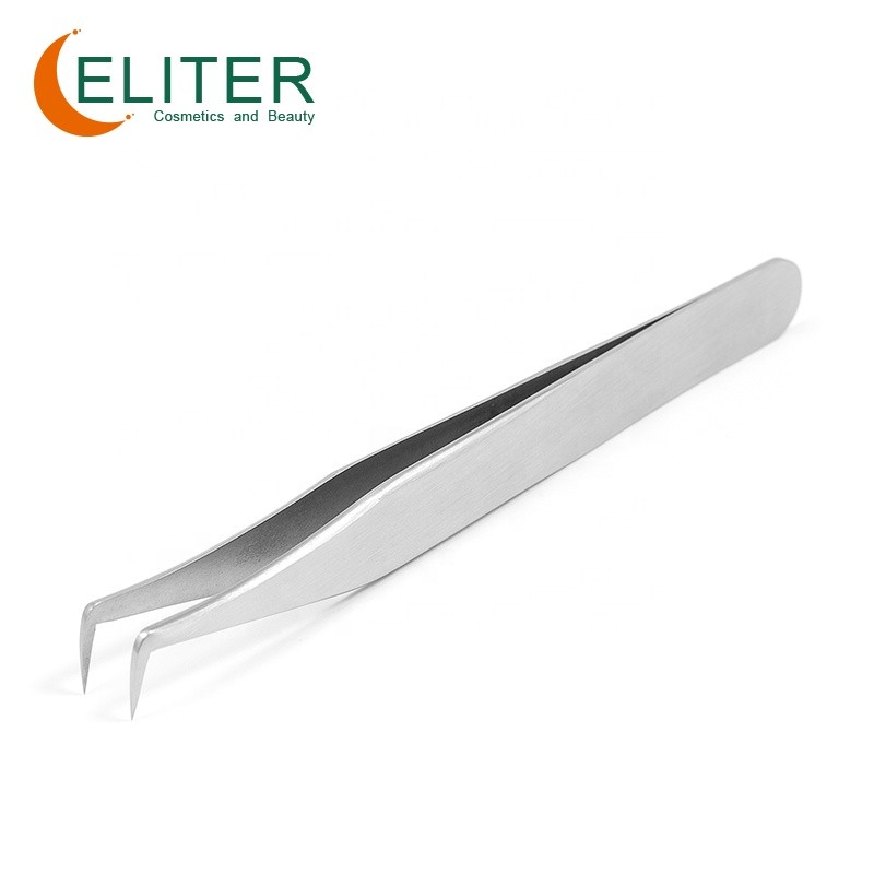 90 Degree Eyelash Tweezer Manufacturer - OEM/ODM Stainless Steel Beauty Custom Logo