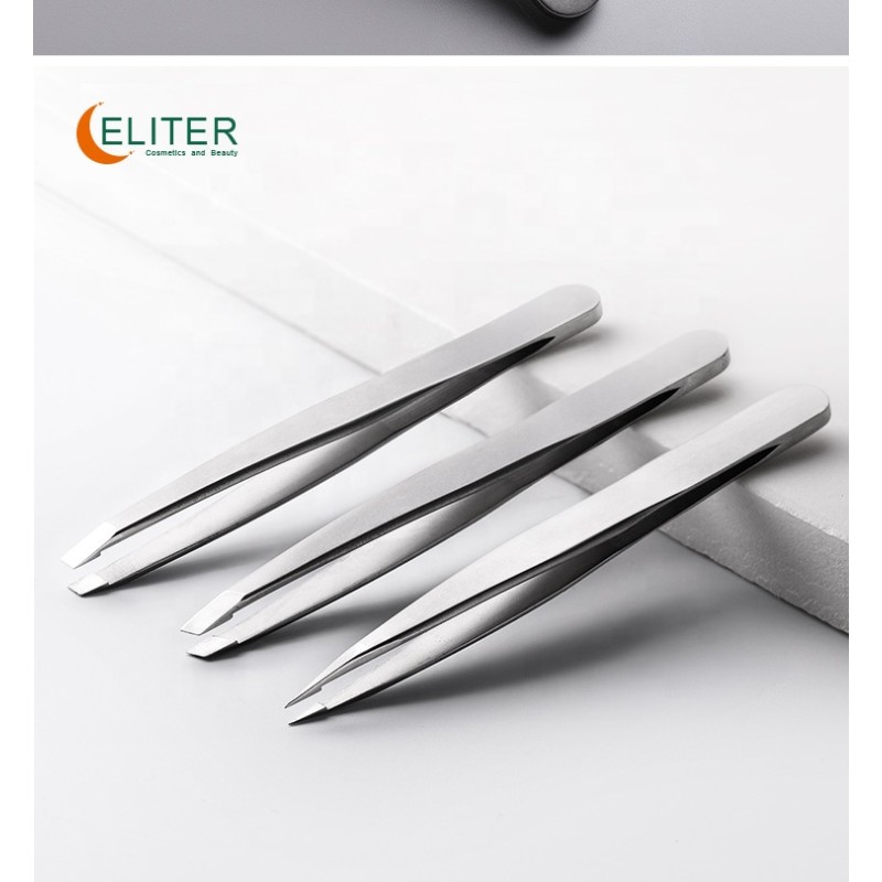 Slant Tip Tweezers Manufacturer - OEM/ODM Wholesale Point Square for Browbone