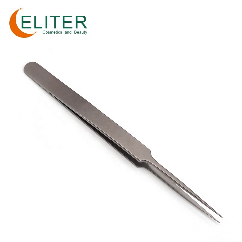 Titanium Eyelash Tweezer Manufacturer - OEM/ODM Wholesale Straight Premium Extension