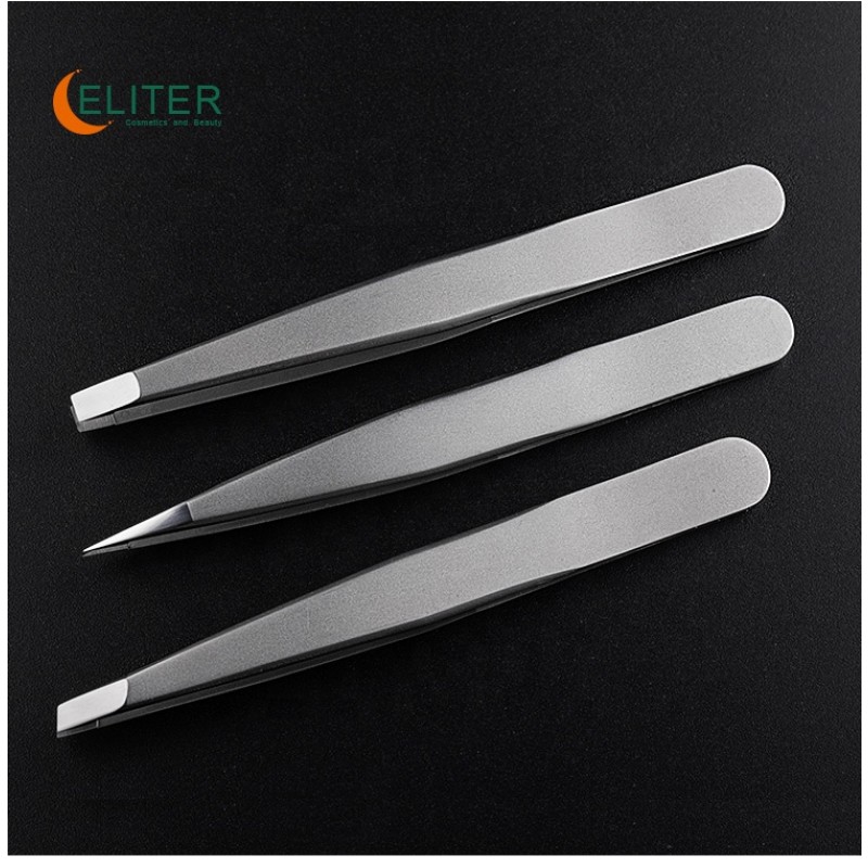 Slant Tip Tweezers Manufacturer - OEM/ODM Wholesale Point Square for Browbone
