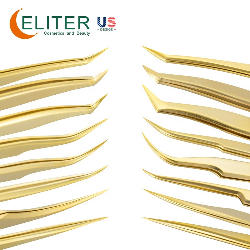 Volume Eyelash Tweezer Manufacturer - OEM/ODM Wholesale 90 Degree Nose Cuffs