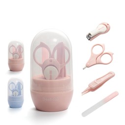 Baby Manicure Kit Manufacturer - OEM/ODM Hot Sell 4 in 1 Pink Blue Safety Set