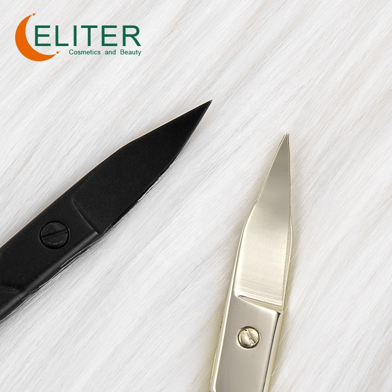 Beauty Manicure Scissors Manufacturer - OEM/ODM Hot Sell Black Golden Stainless Steel