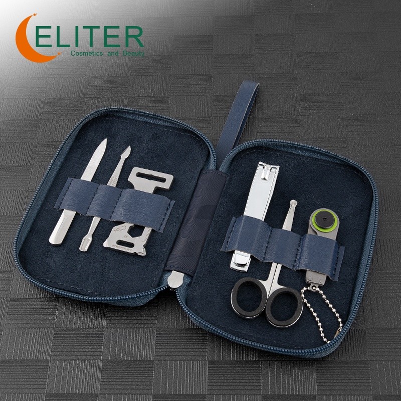 Men's Grooming Kit Manufacturer - OEM/ODM Hot Sell 6 in 1 Portable Manicure Set