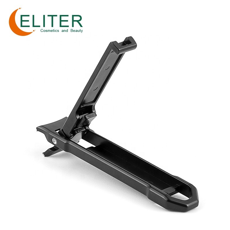 Fingernail Clippers Manufacturer - OEM/ODM Super Thin Folded Black Steel Cutter
