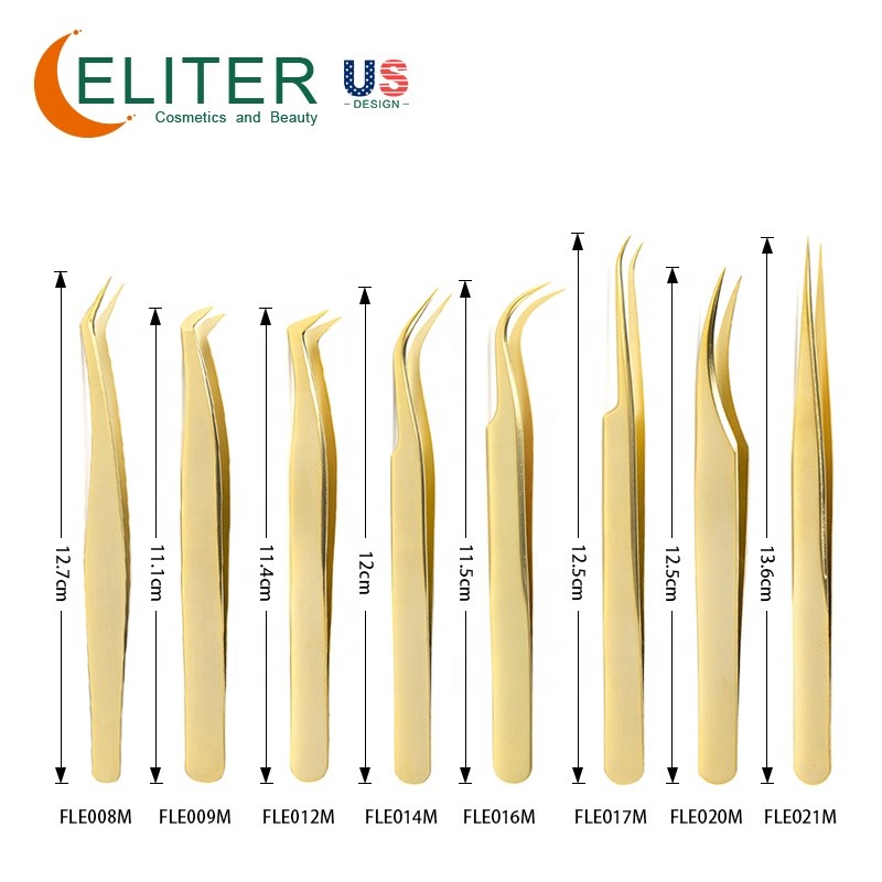 Volume Eyelash Tweezer Manufacturer - OEM/ODM Wholesale 90 Degree Nose Cuffs