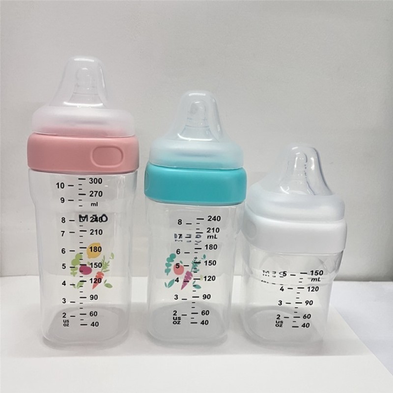 Baby Feeder Factory - Latest Square Wide Neck BPA Free Bottle