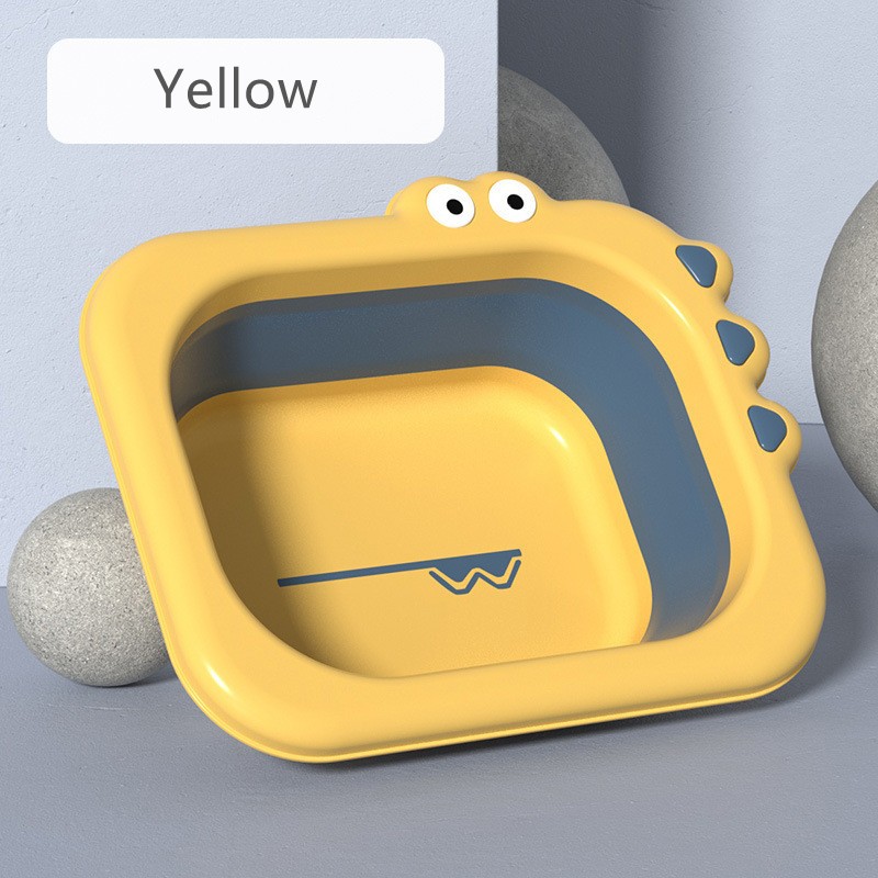 Baby Washbasin Supplier - Cartoon Shaped Foldable Plastic Foot Bath