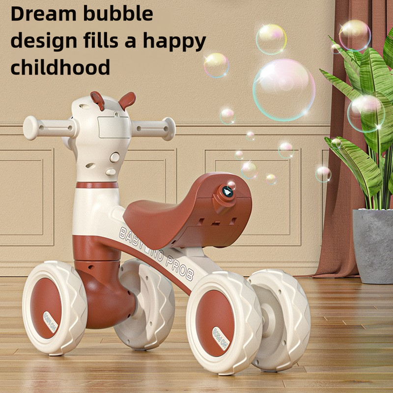 Balance Bike Supplier - Hot Sale Four Wheel Light Music Scooter