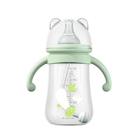 Feeding Bottle Supplier - Animal Cartoon BPA Free Wide Mouth Bottle
