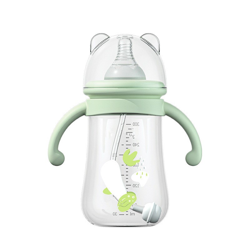 Feeding Bottle Supplier - Animal Cartoon BPA Free Wide Mouth Bottle