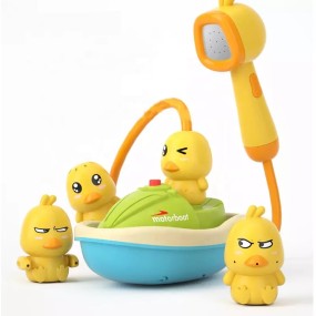 Bath Toy Manufacturer - Funny Duck Electric Rotating Motorboat Shower