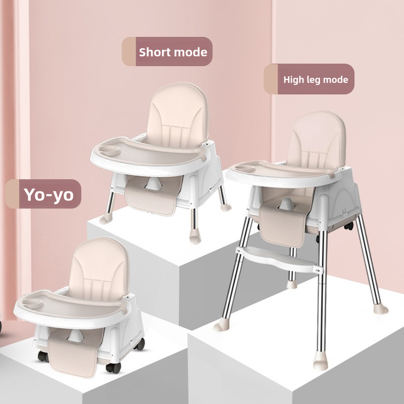 High Chair Factory - 3 in 1 Modern Portable Adjustable PU Seat