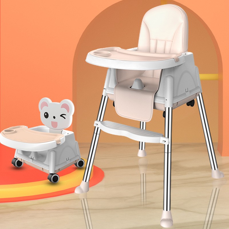 High Chair Factory - 3 in 1 Modern Portable Adjustable PU Seat