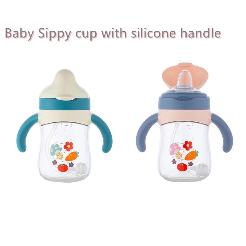 Sipper Bottle Manufacturer - Soft Training Bottle with Silicone Handle