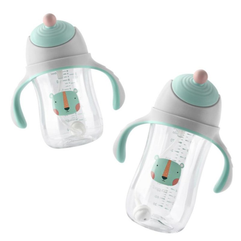 Tritan Bottle Supplier - Wide Neck Sipper Cup with Silicone Straw